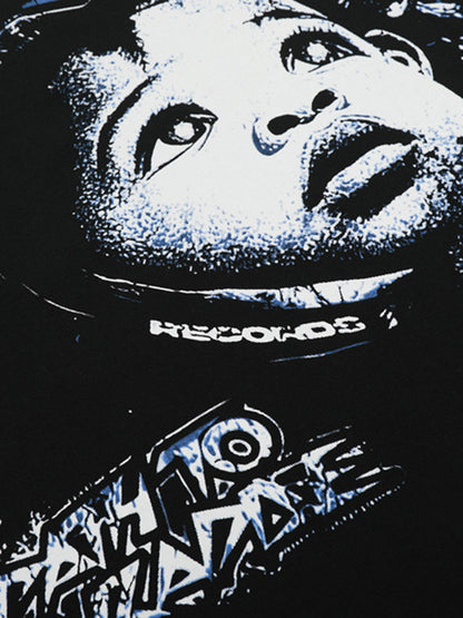 T-shirt ras du cou à motif graphique