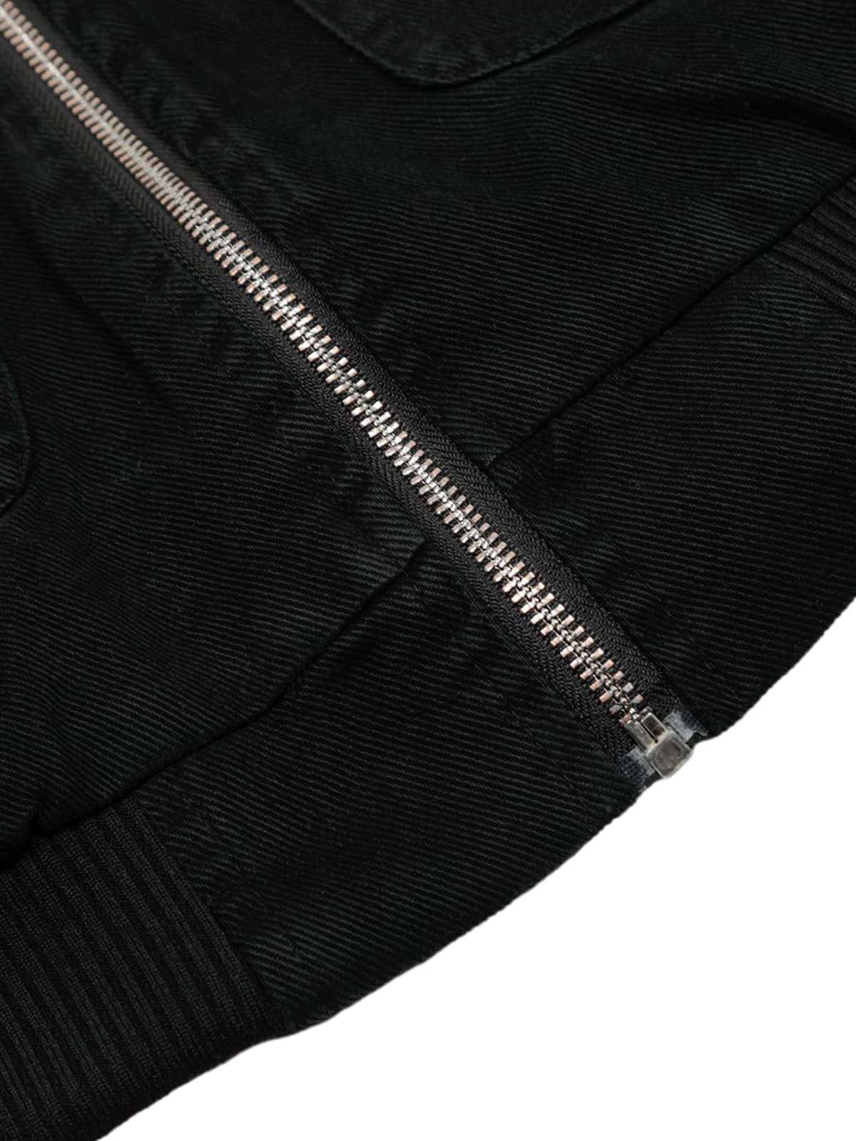 Veste à capuche patchwork délavée et vieillie
