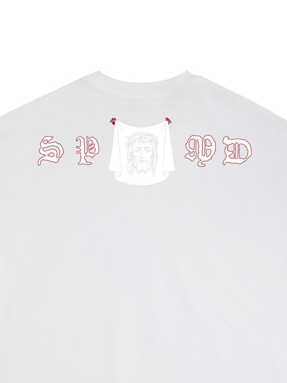 Original Skull and Jesus  Print T-Shirt
