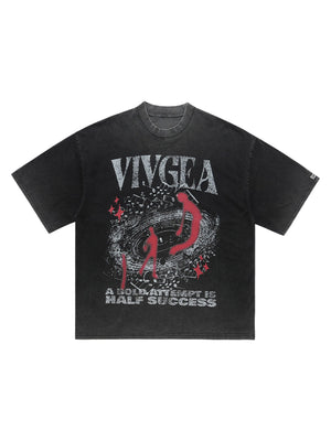 Washed Oversized Graphic T-Shirt