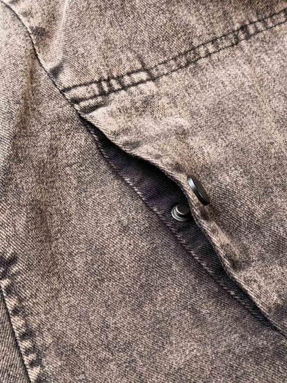 Thesupermade High Street Distressed Washed Work Jacket
