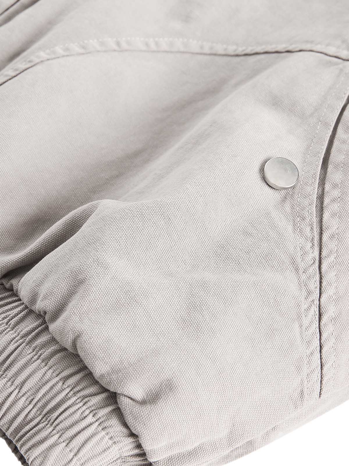 Veste matelassée à capuche en fourrure épissée - 2285