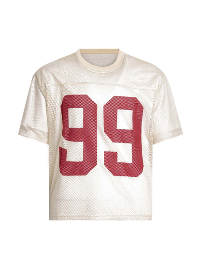 Jersey Mesh Short-Sleeve T-shirt