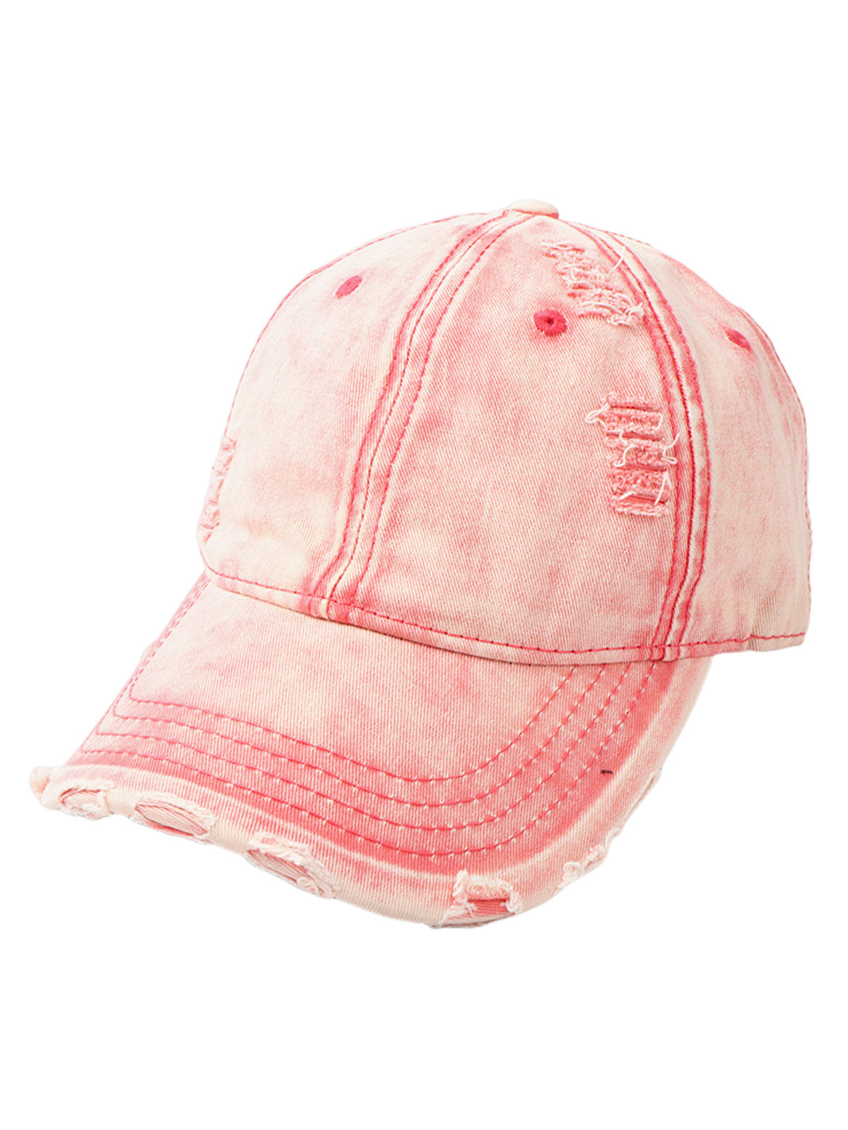 Casquette d'extérieur en denim délavé
