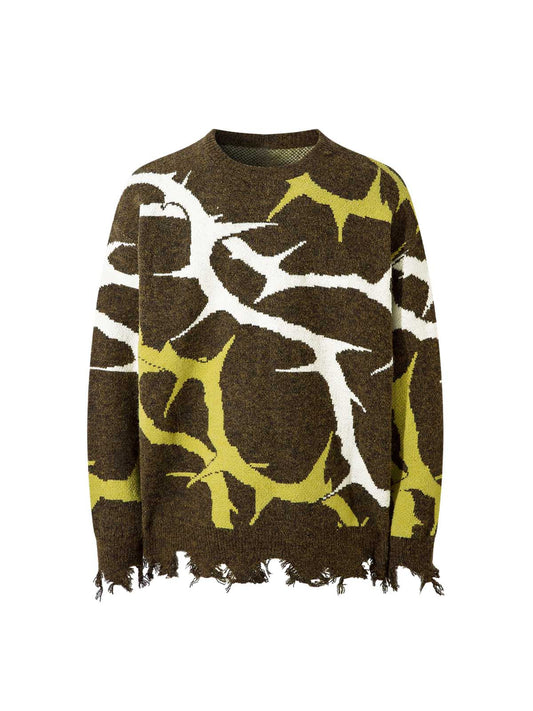 Le pull Thorn Destroyed de Supermade