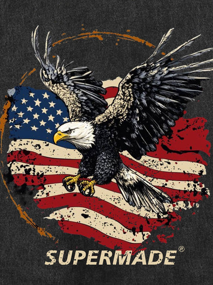 Original Printed Eagle Graphic Tank Top Vest