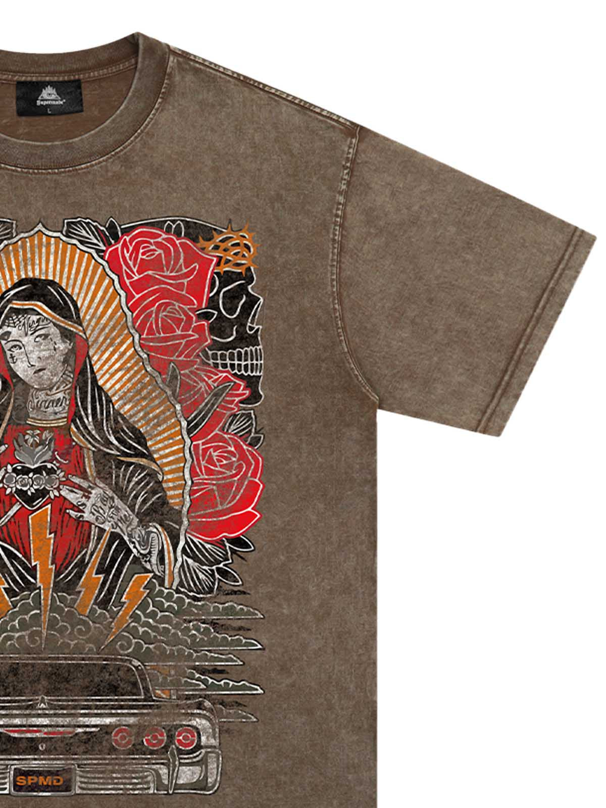 Original Vintage Virgin Mary Graphic T-Shirt