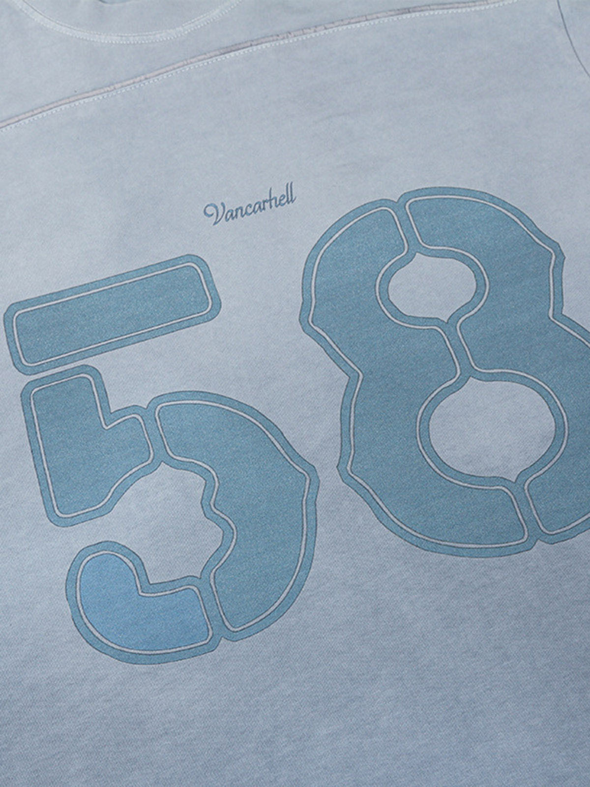 Washed Jersey Welt Stitching T-shirt