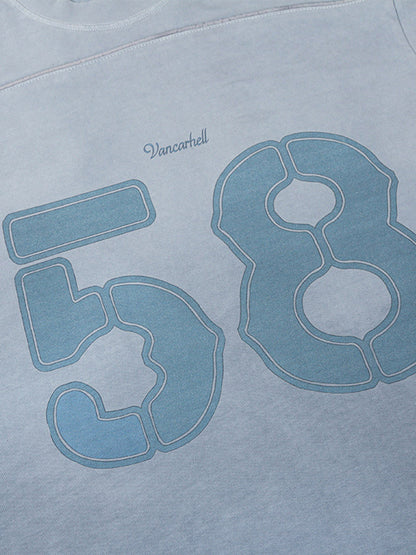 Washed Jersey Welt Stitching T-shirt