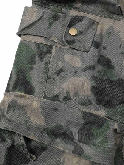 Pantalon cargo camouflage multi-poches