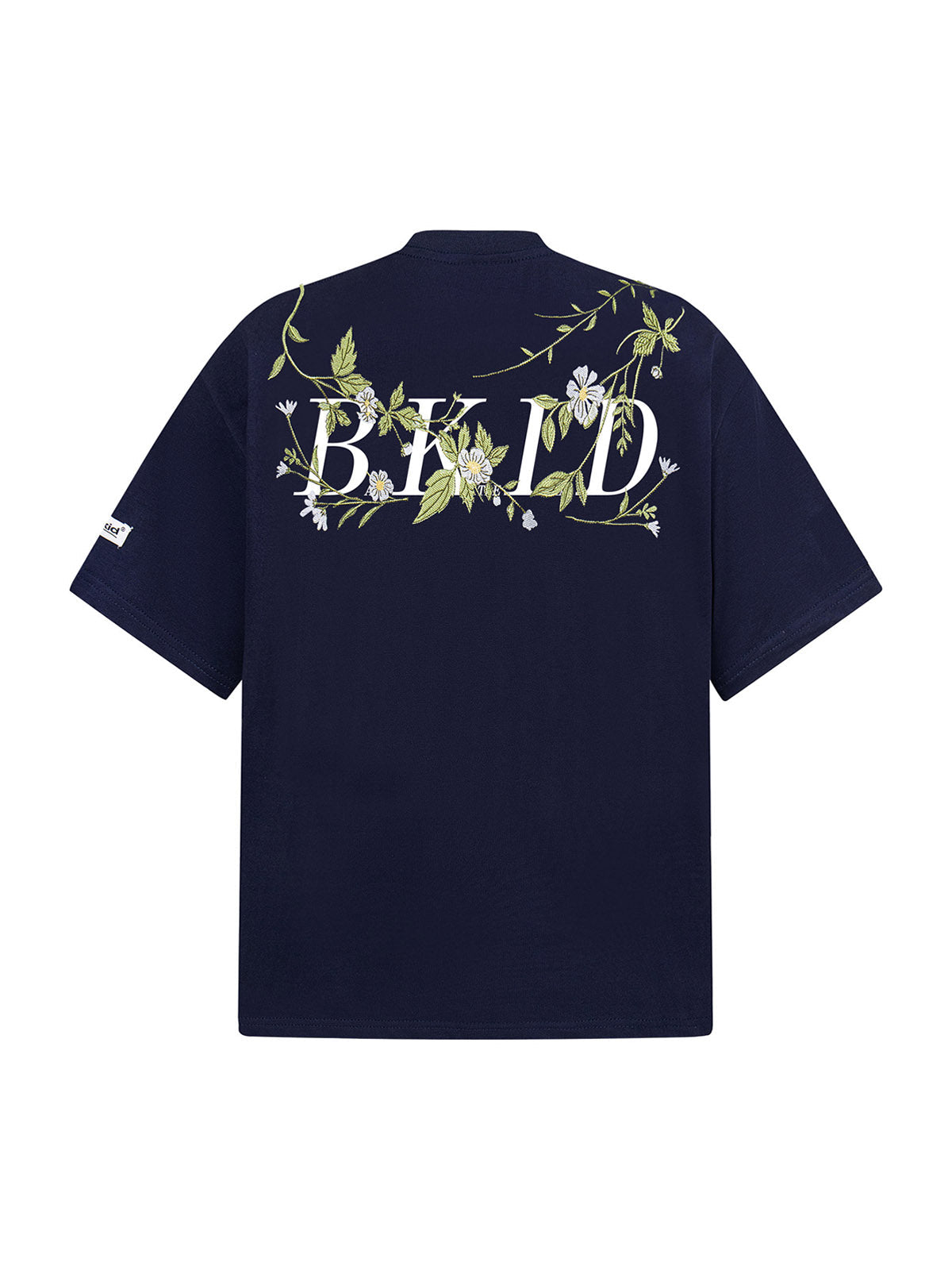 Floral Embroidered Oversized Short Sleeve T-Shirt