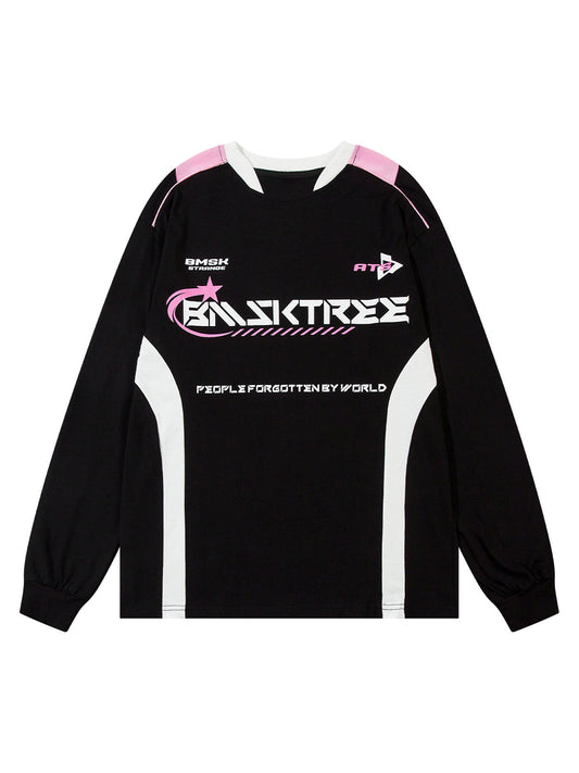 Thesupermade Racing Oversized Long Sleeve T-shirt