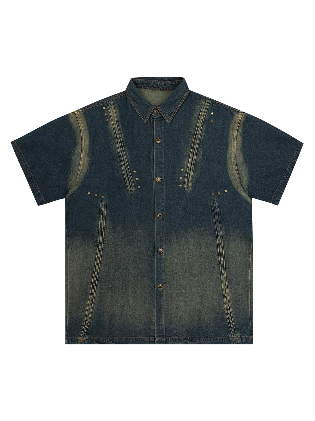 Raw Edge Denim Shirt