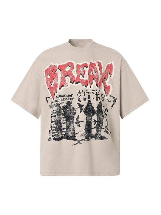 T-shirt imprimé graphique « BREAK »