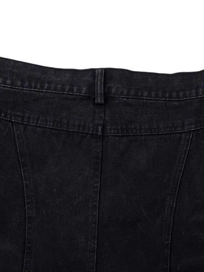 Verwaschene Cargojeans mit mehreren Taschen im Used-Look