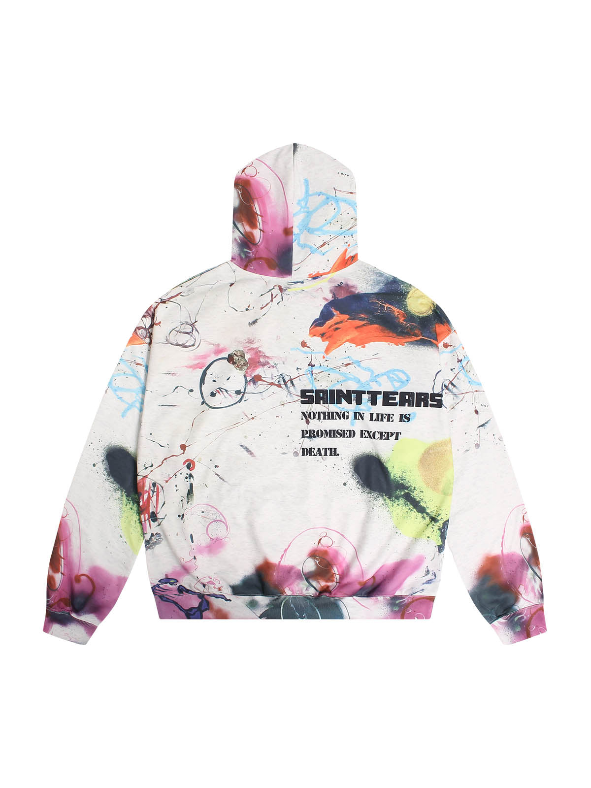 Thesupermade Street Graffiti Hooded Sweatshirt