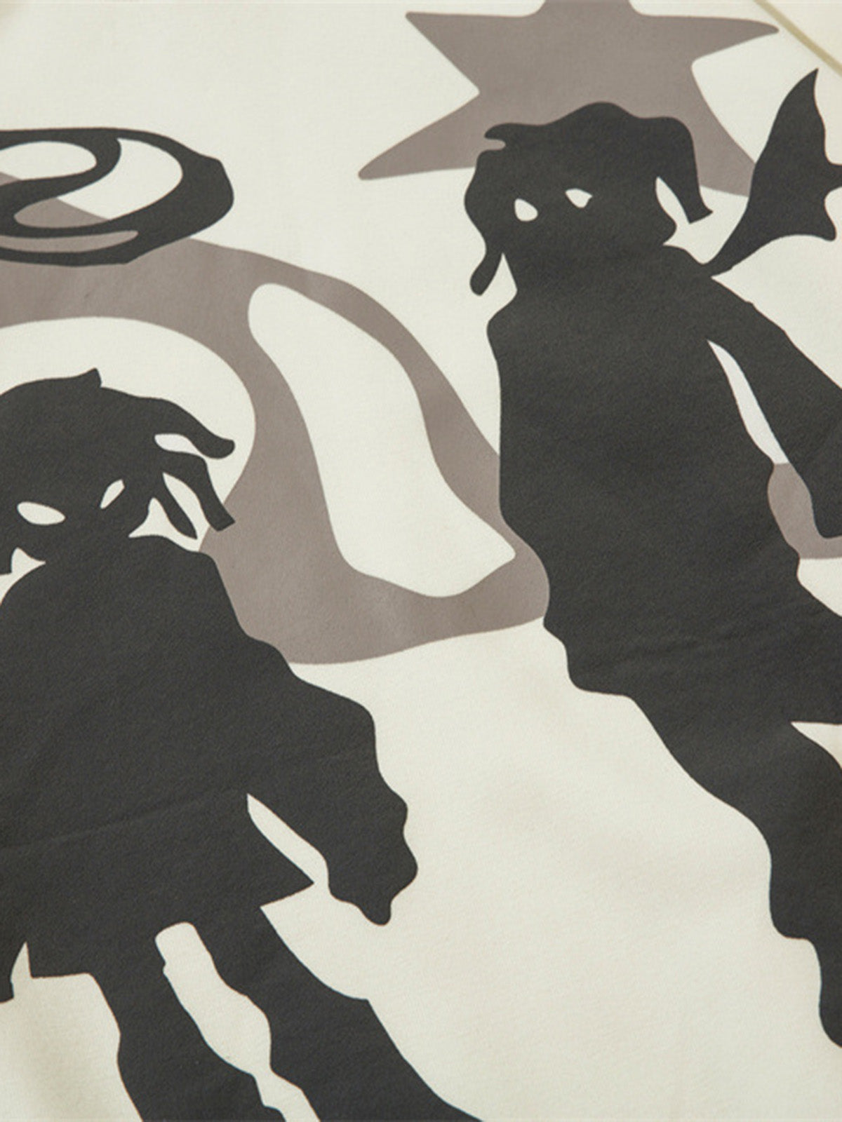 Sweat à capuche imprimé ange abstrait Thesupermade