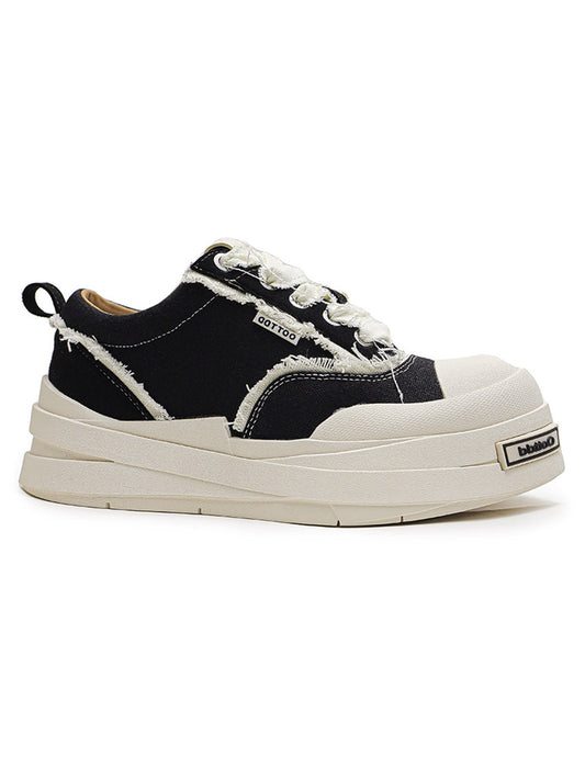 Raggedy Round Toe Sneakers - 2368