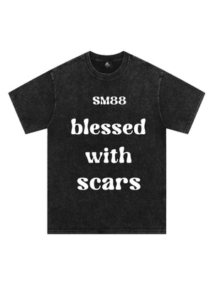 Original "Blessed With Scars" Slogan T-Shirt