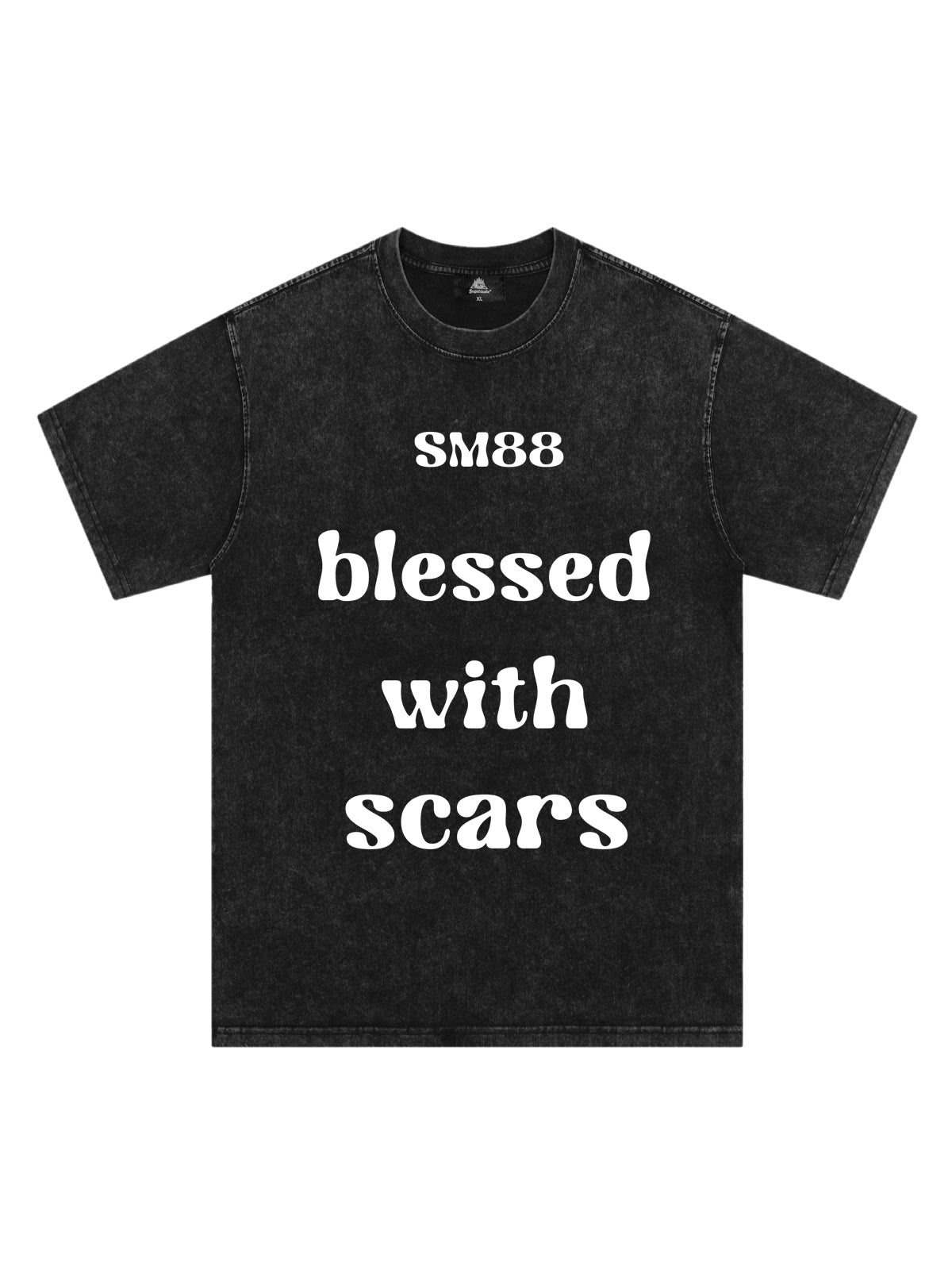 Original "Blessed With Scars" Slogan T-Shirt