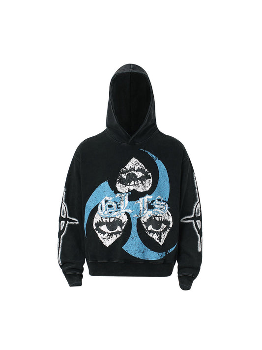 Thesupermade Triple Eye Graphic Hoodies