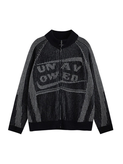 Cardigan à col montant et pull zippé Thesupermade
