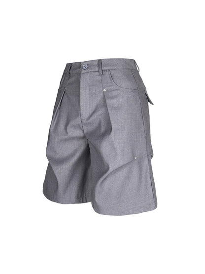 Short plissé à rivets Street Retro