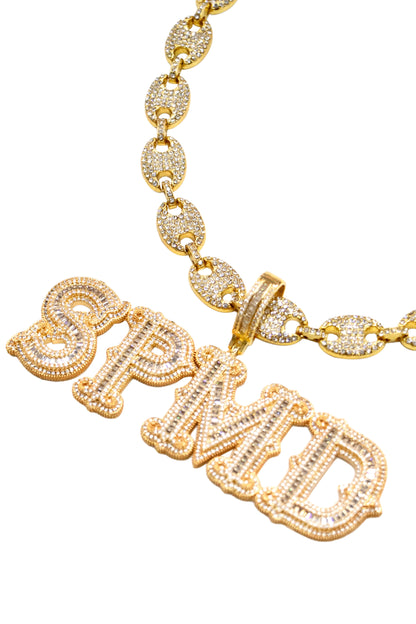 Thesupermade Hip-Hop-Diamant-Buchstabenkette – 2229