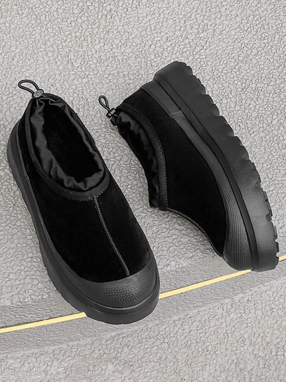 Bottes de neige en fourrure polaire à semelles épaisses Thesupermade