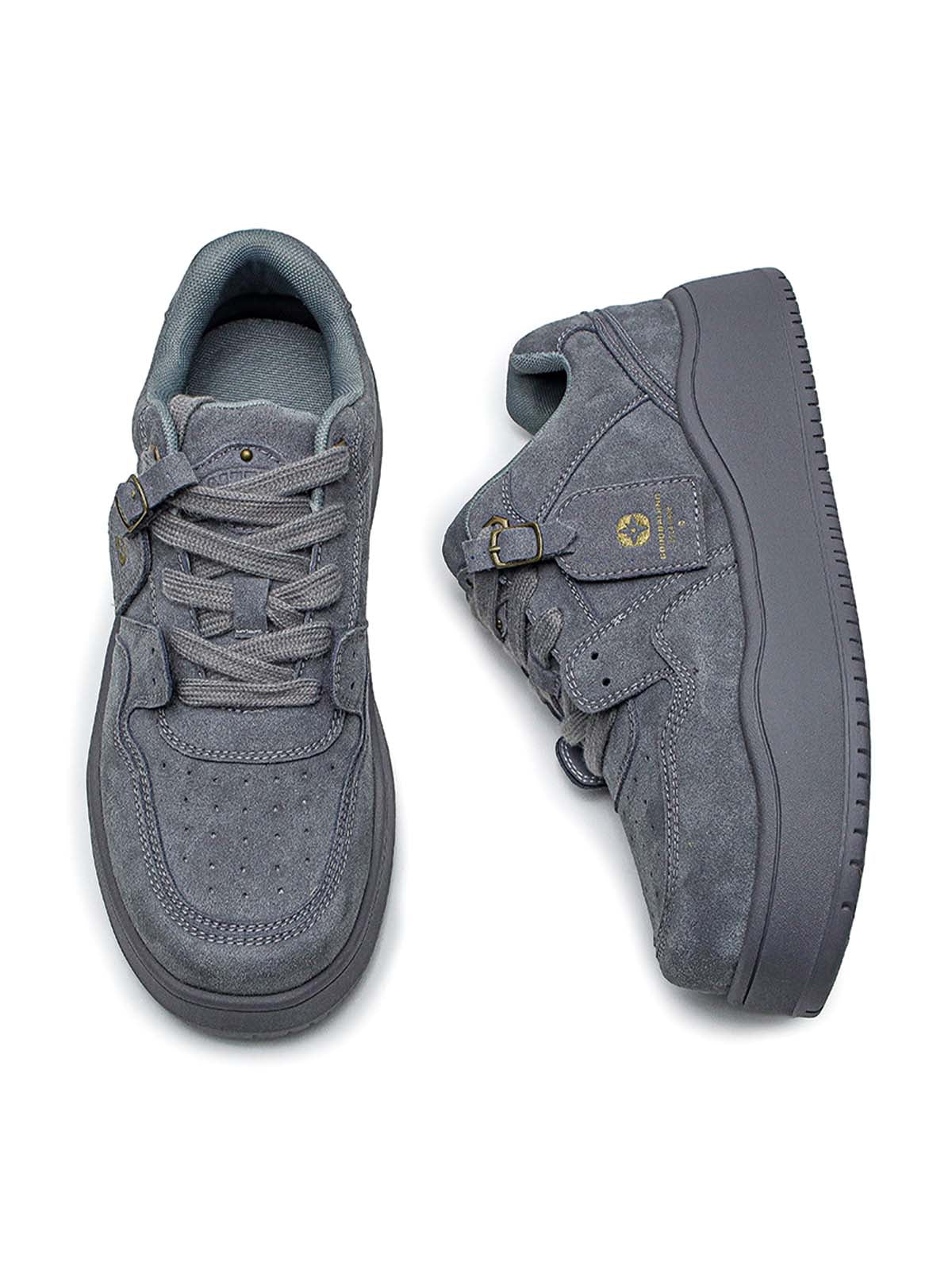 Suede Low-Top Skate Shoes - 2383
