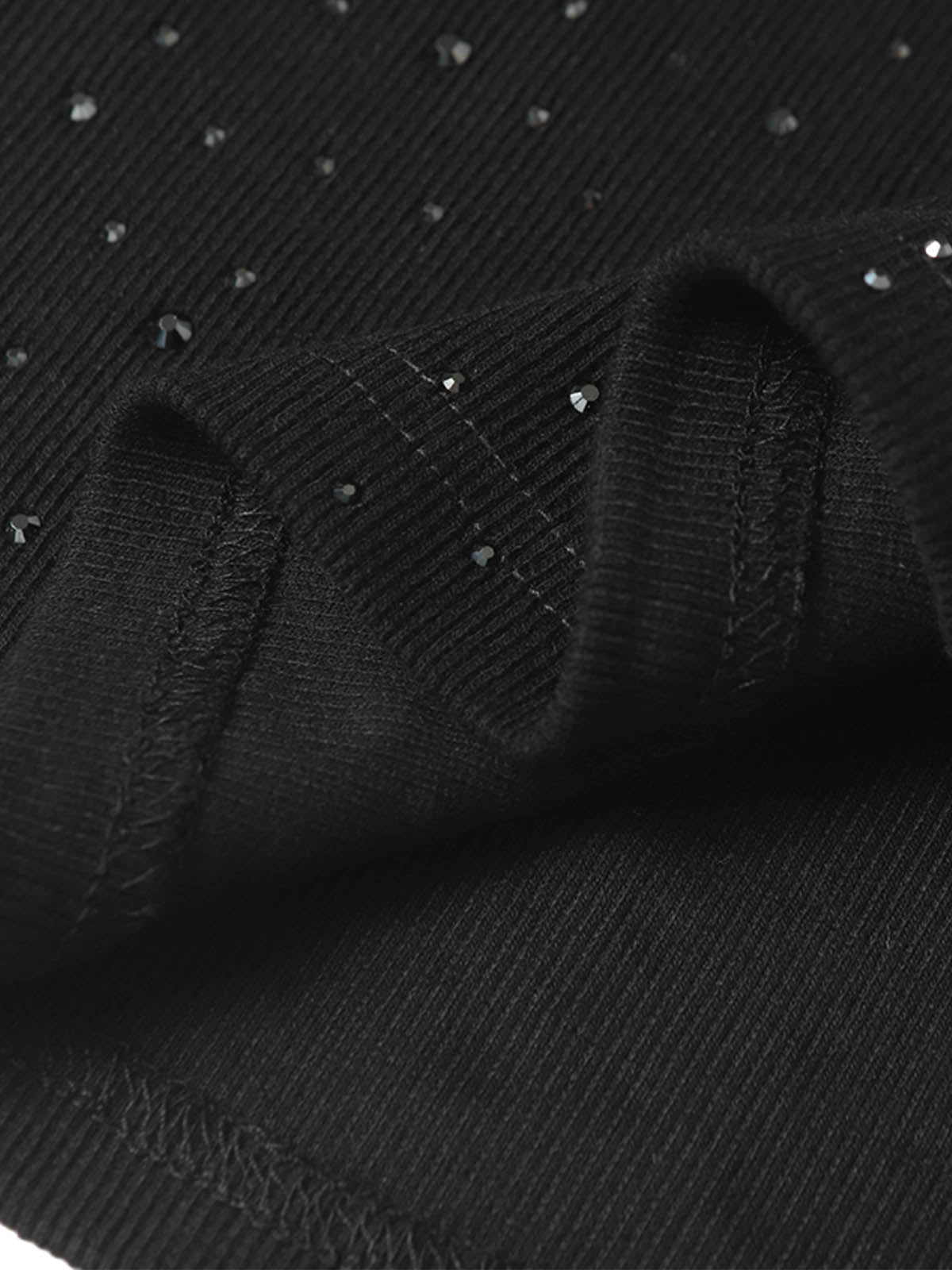 Street Heavy Rhinestone Threaded Vest