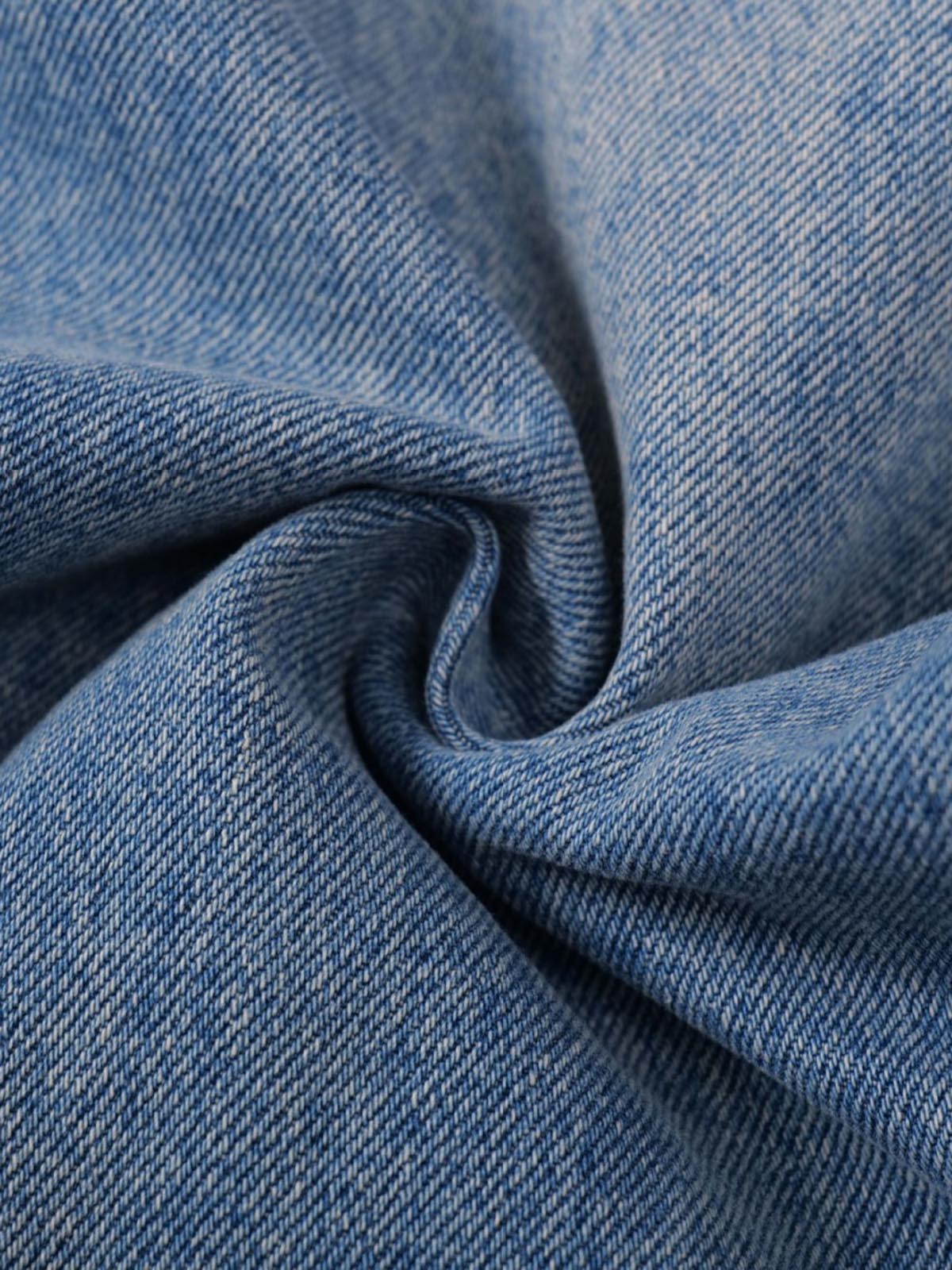 Gewaschene Cleanfit Barrel Jeans