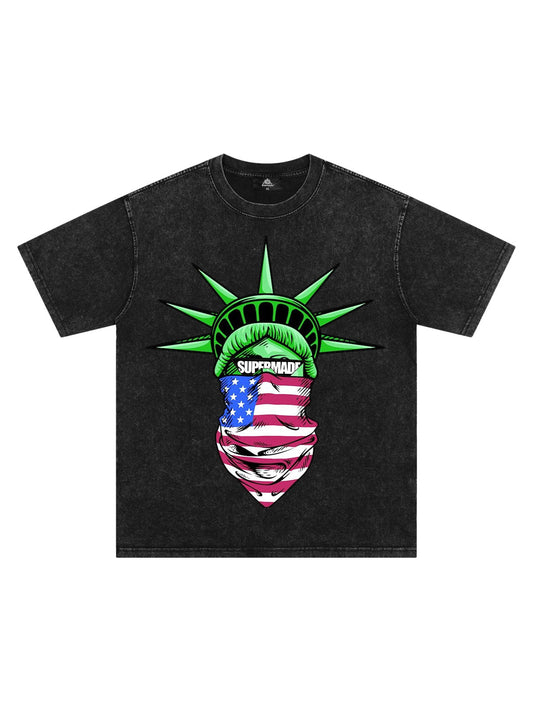 Orginal Fun Statue of Liberty Independence Day T-shirt