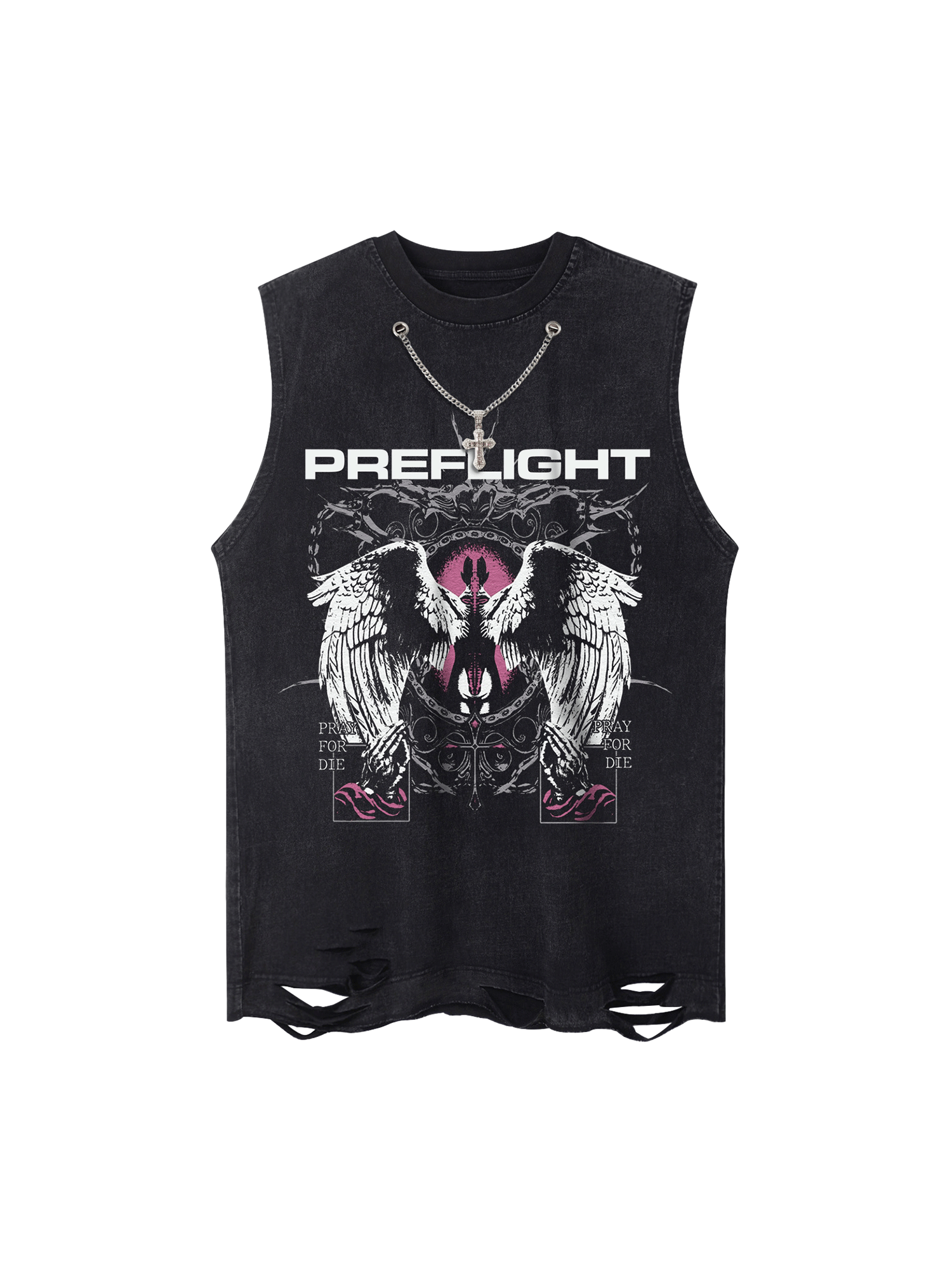 Thesupermade Angel Wings Street Rap Vest