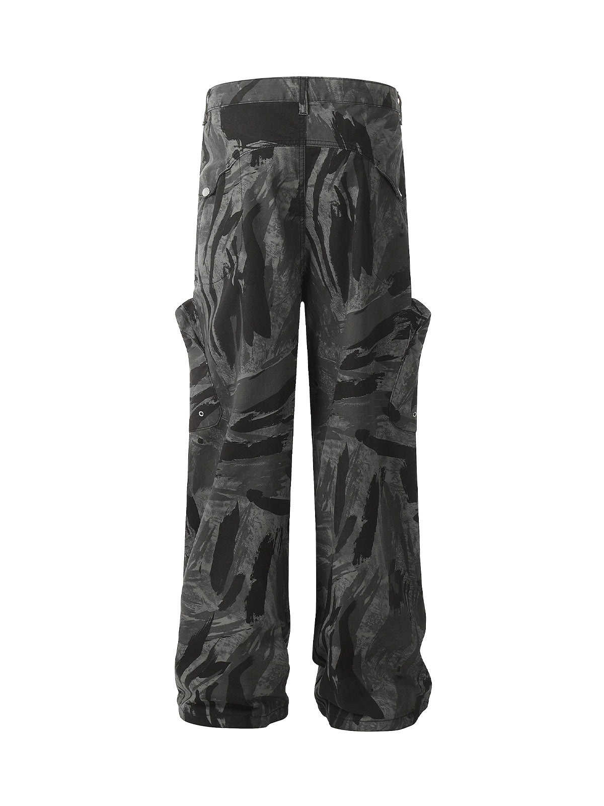 Thesupermade Multi-Pocket Camo Cargo Pants