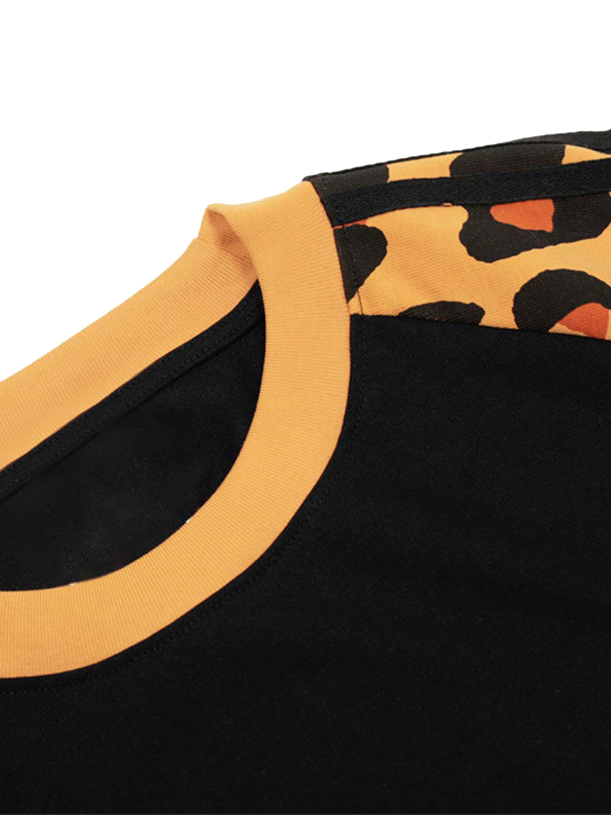 T-shirt à manches raglan imprimé guépard