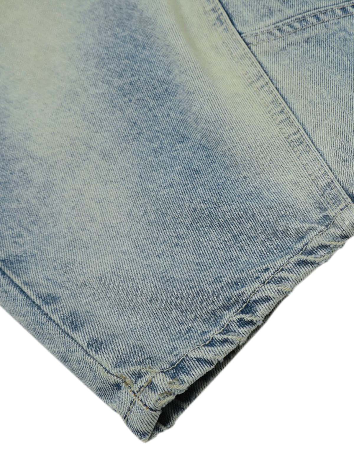 Thesupermade Distressed Filippi Shaped Baggy Jeans