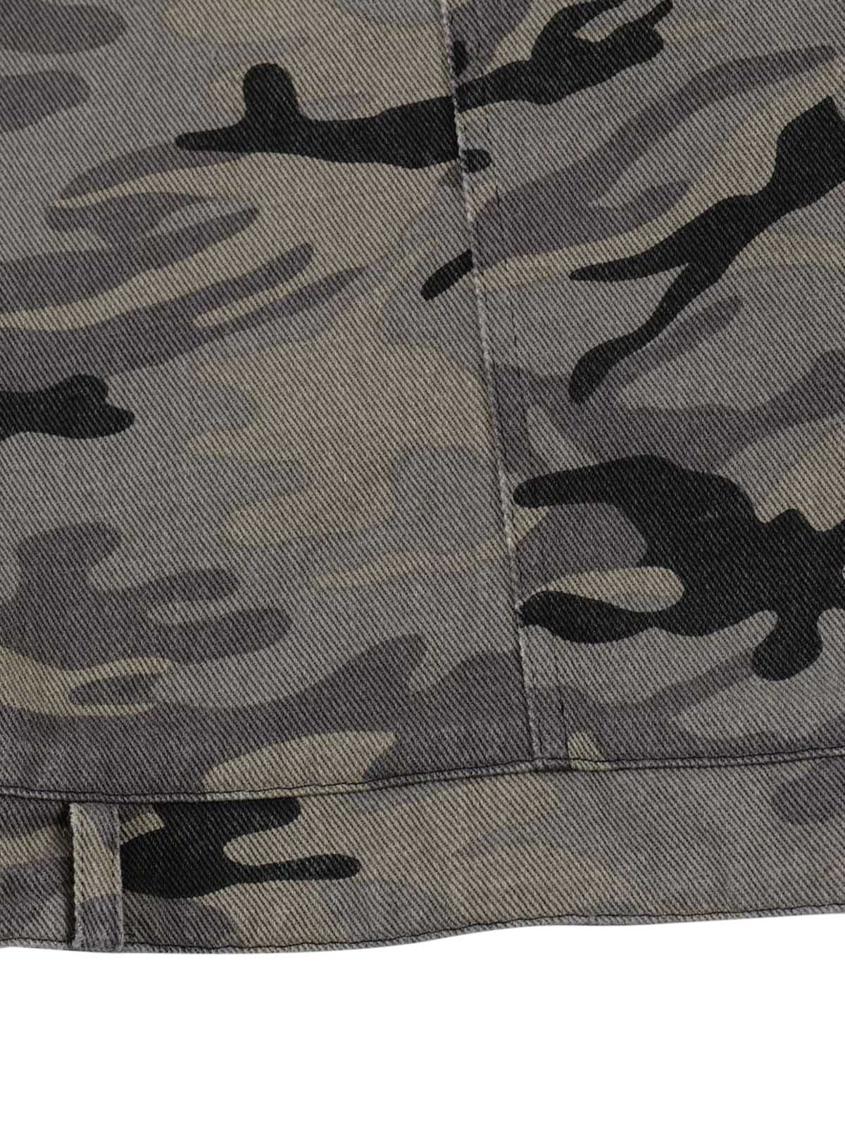 Thesupermade Camouflage Multi Pocket Cargo Pants