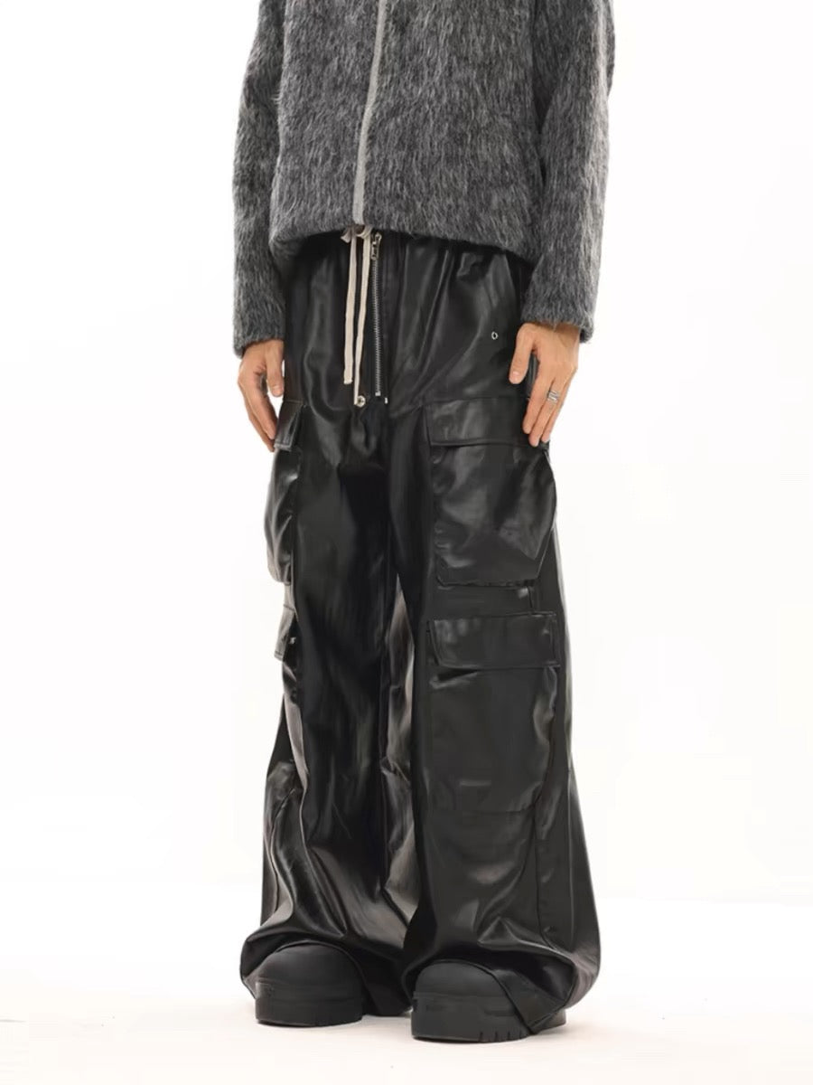 Mattbeschichteter Overall mit mehreren Taschen im RO-Stil – 2094