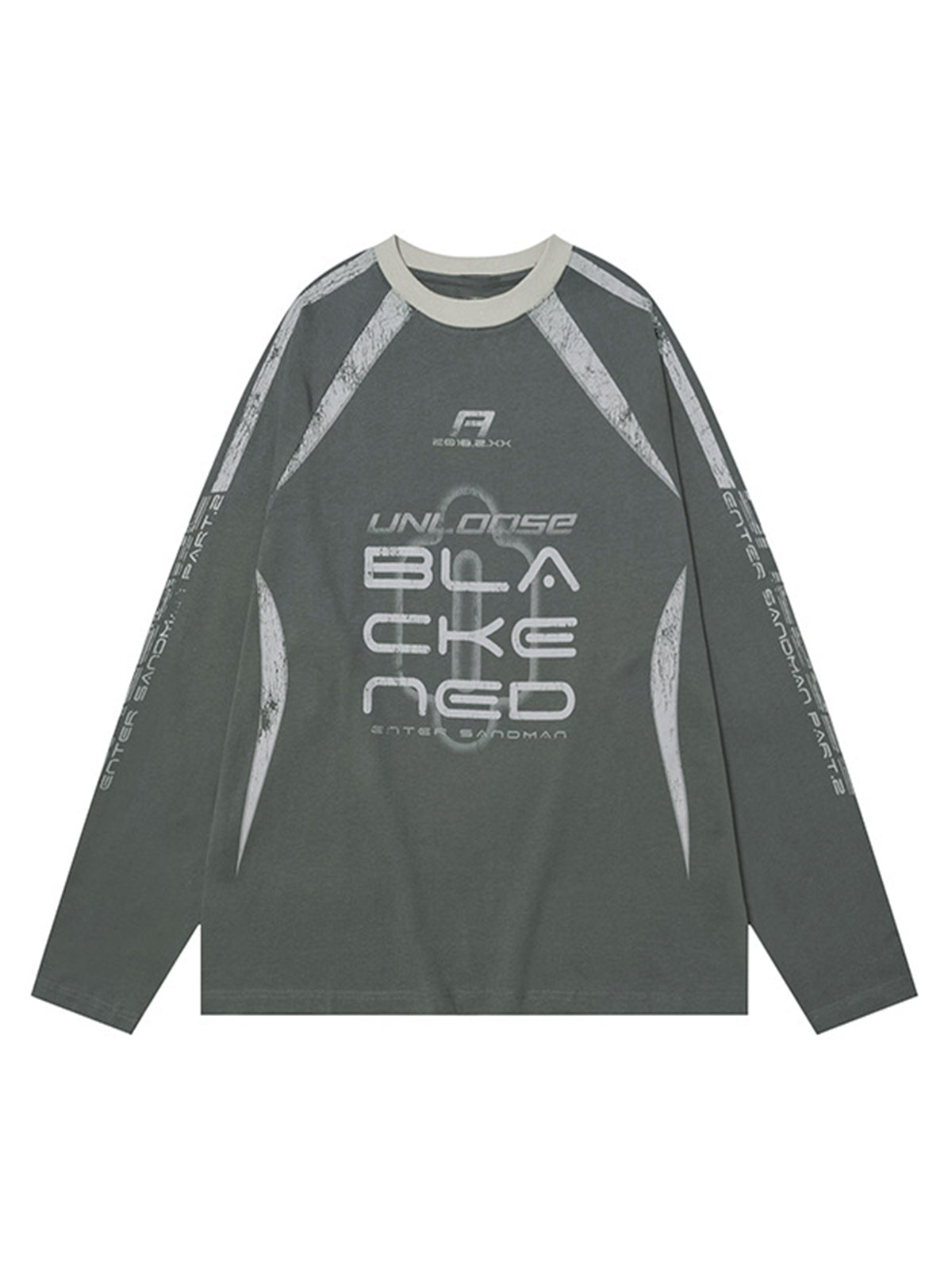 Retro Jersey  Oversized Long Sleeves T-Shirt