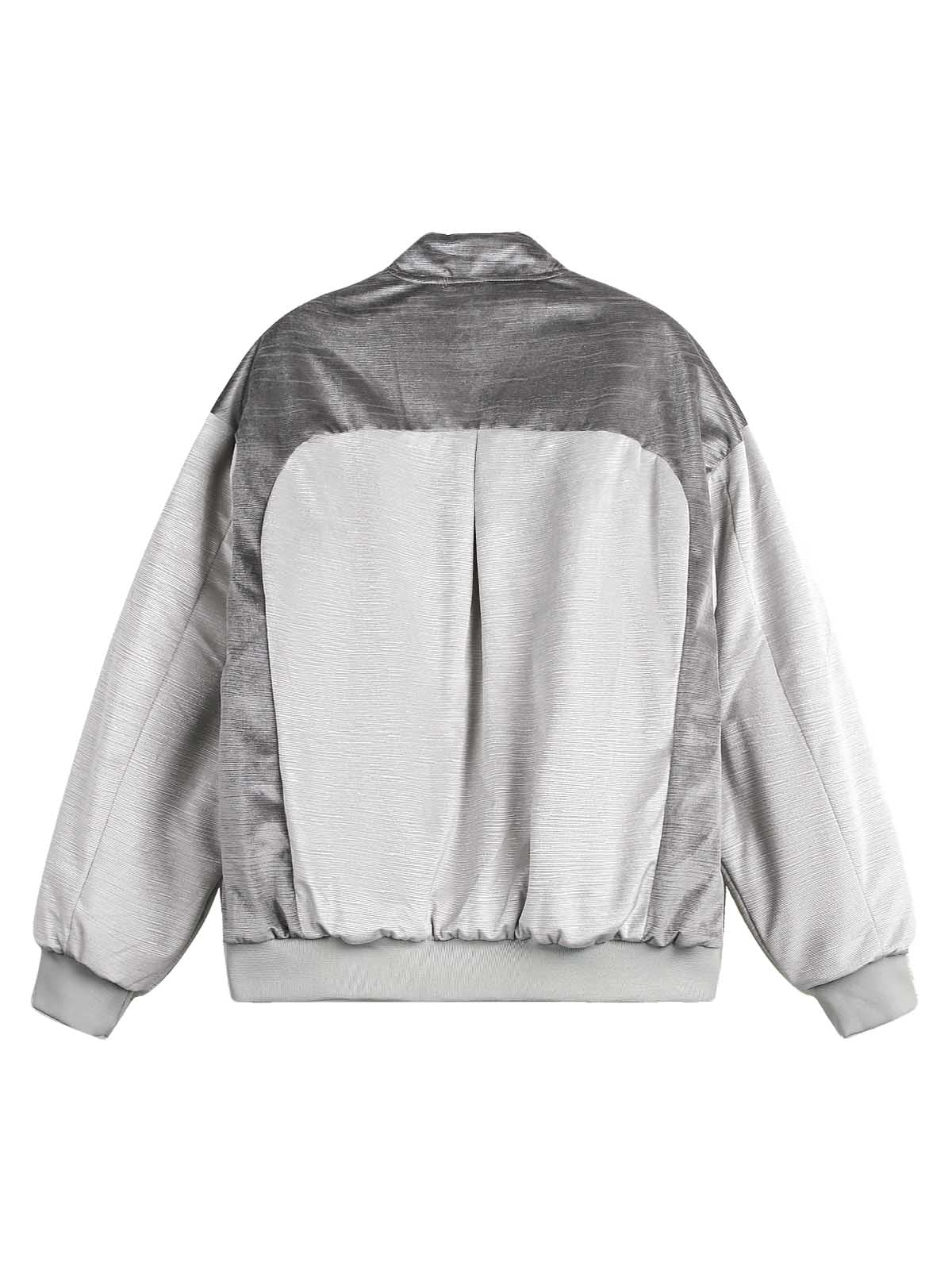 Veste bomber brodée patchwork supermade