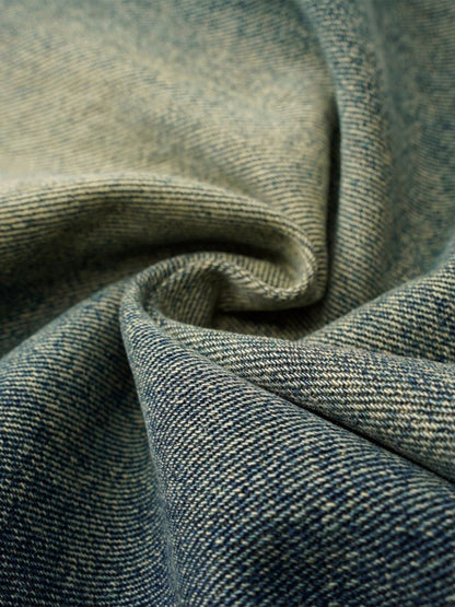 Thesupermade – Gerade Jeans mit verwaschenem Used-Look und Bund