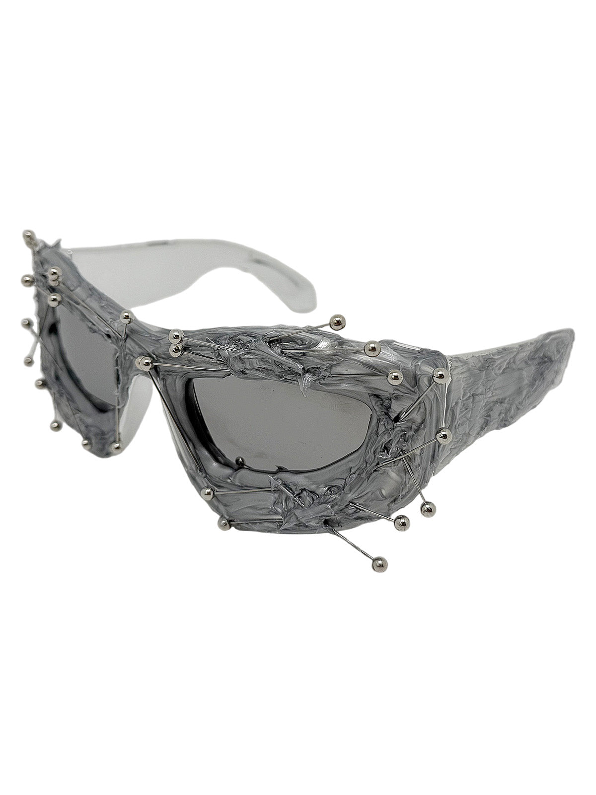 Hip Hop Punk Beaded Sunglasses