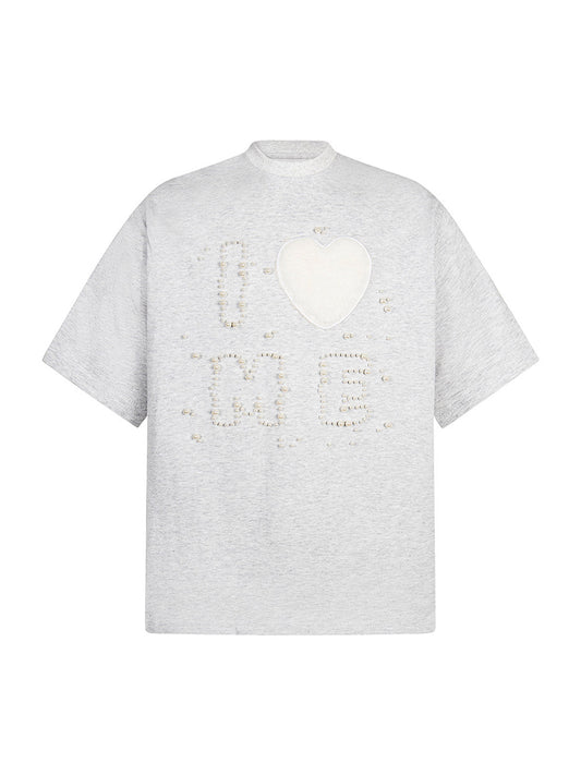 Fun "Love Me" Embellished T-Shirt
