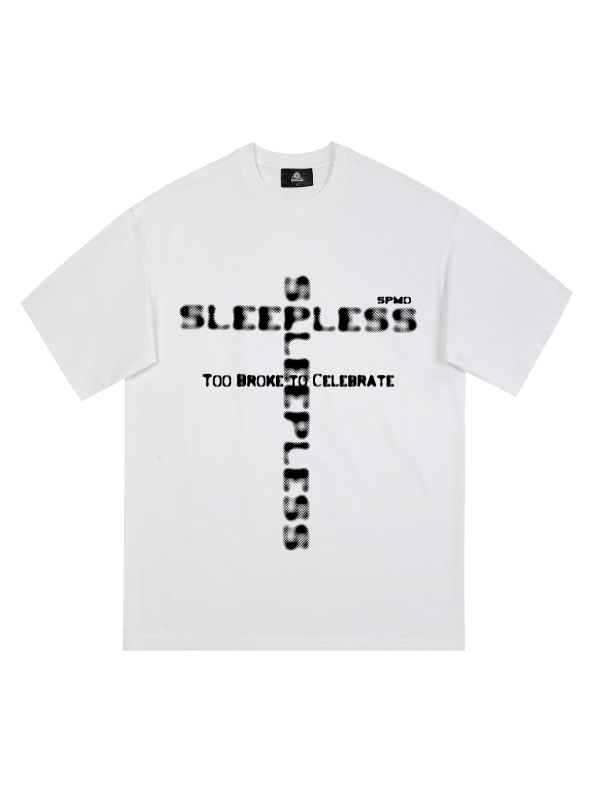 Orginal Phantom Letter Cross Print T-shirt