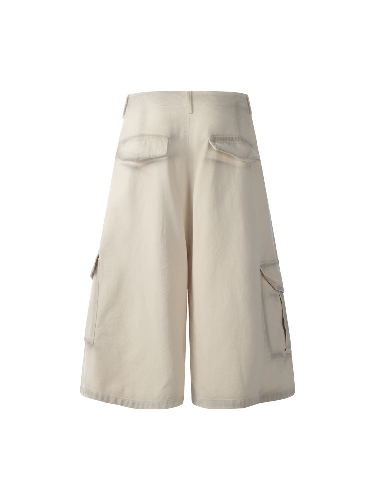 Cargo-Jeanshose im Used-Look mit mehreren Taschen