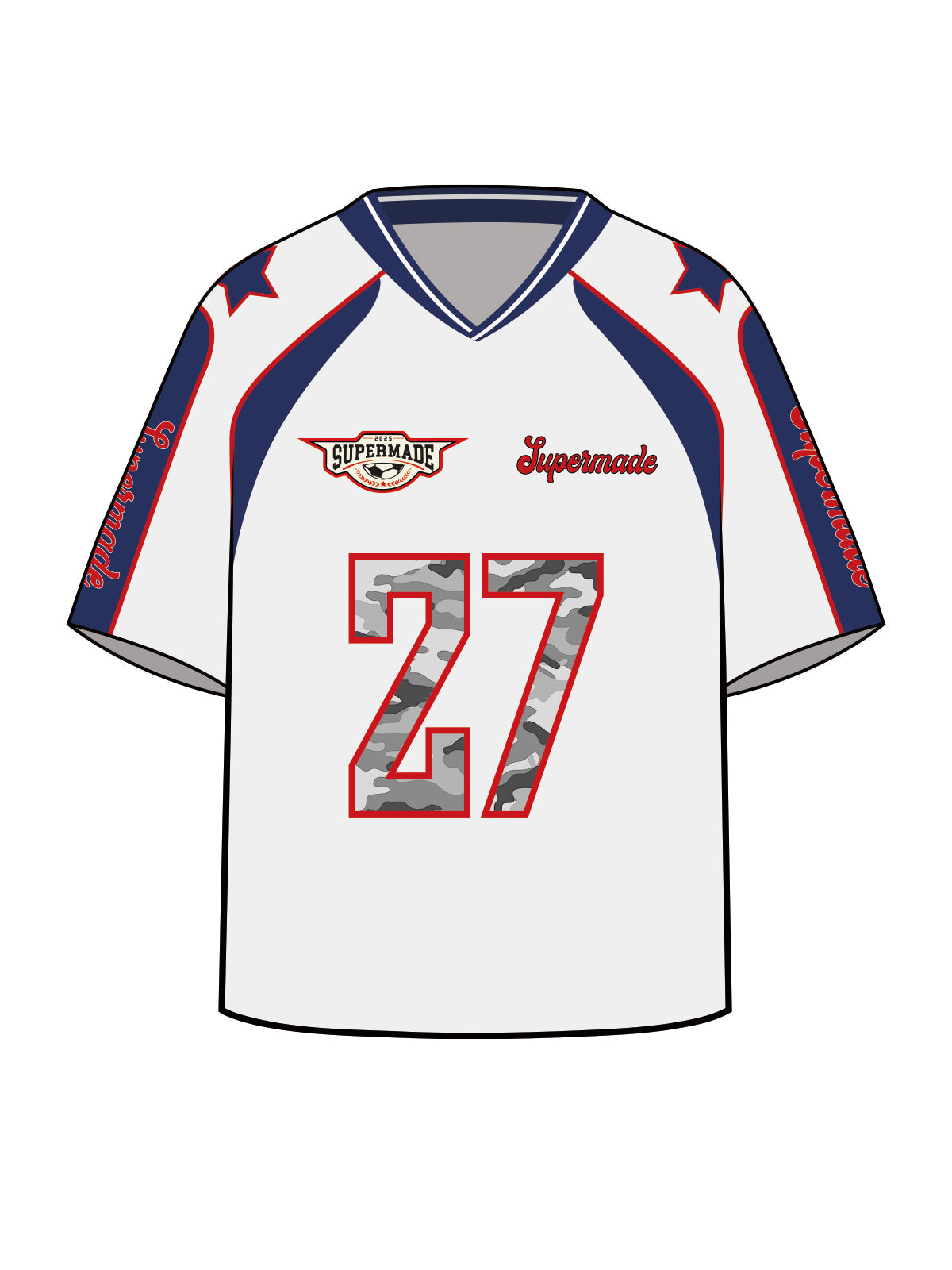 Original Camo Nummer 27 Sport-Jersey-T-Shirt