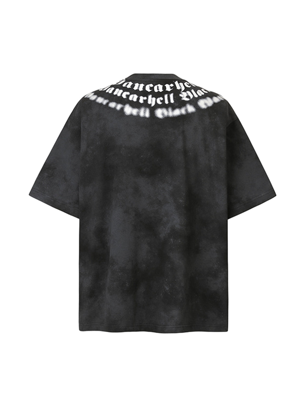 T-shirt à col rond dégradé rétro