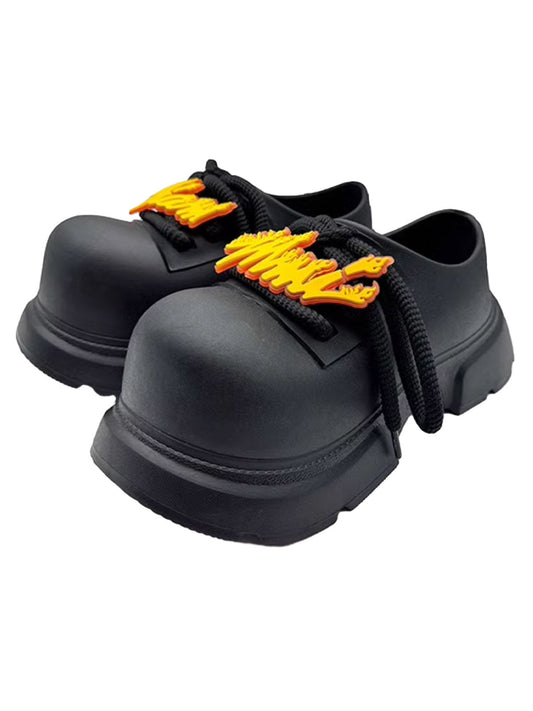 Slip-on-Derby-Plateauschuhe