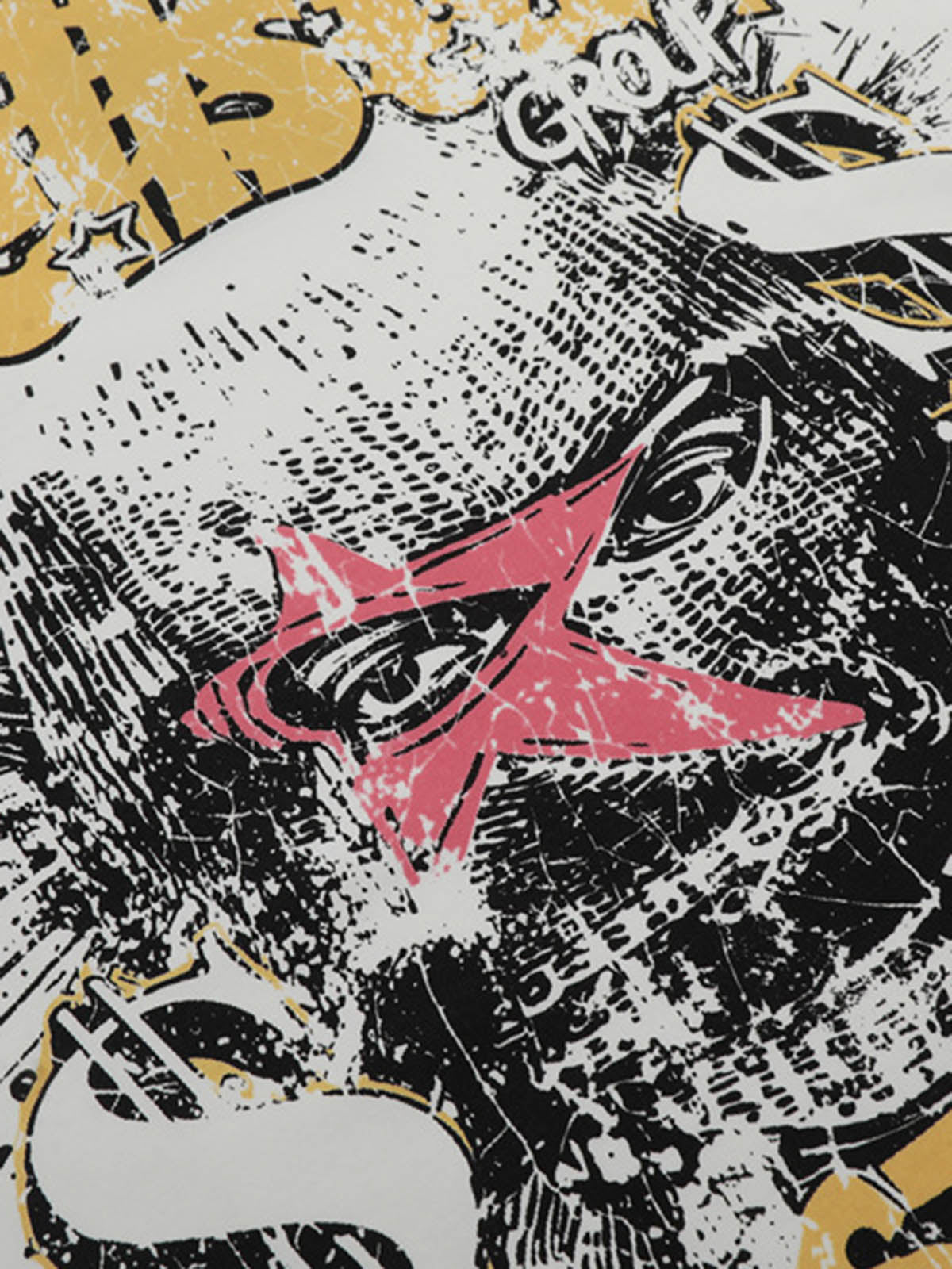 T-shirt imprimé graphique de rue